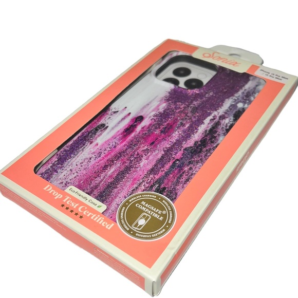 SONIX Purple Rain Marble Granite Glitter MagSafe iPhone 13 PRO MAX Hard Case - Picture 11 of 16